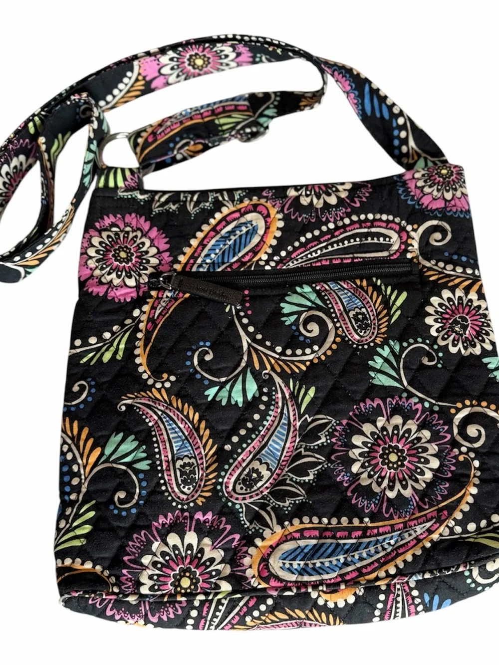 Vera Bradley 90s y2k style vintage Floral Crossbody Bag tote purse messenger